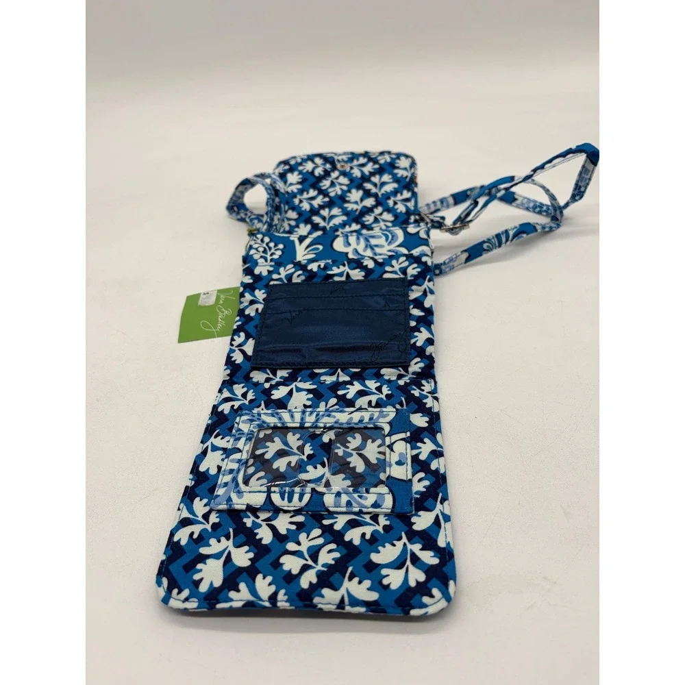 Vera Bradley Tiny Traveler Blue Lagoon Floral Crossbody Bag 11500-104 New